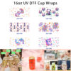oly-4b405cb741ead6ebf3f9627c5b38caeb Wholesale 5pcs Vibrant Rainbow Tie Dye Dreamy Cartoon Unicorn Panda Dog Elephant Dolphin Cat Flower Bamboo Star Mixed Decor Prints 16oz Cup UV DTF Wraps