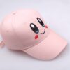 Wholesale Pink Breathable Baseball Cap with Cute Embroidery for Women Casual Everyday Cap