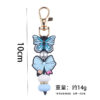 oly-4b501c54d7312673158b17b9fbc32221 Wholesale Korean Style Silicone Butterfly Flower Keychain DIY Decorative Accessory Gift