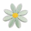 Wholesale 45pcs Multi Color Embroidered Flower Patches Polyester Thread for Clothing Bag Decoration Craft Supply