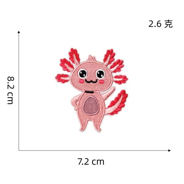 Wholesale Cute Cartoon Animal Embroidered Patches Polyester Thread Applique for Shoes Hats Fashion Accessory Gift