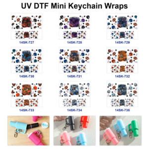 Wholesale 2/4/8pcs Vintage Football Team Print Mini Cup Keychain Sticker OLY Exclusive
