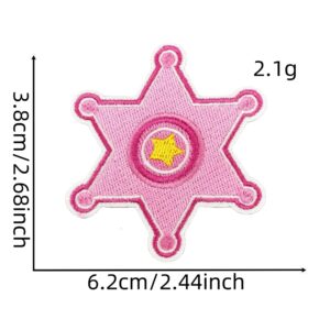 Western cowgirl cloth sticker 9#