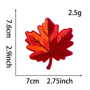 Hot melt glue*red*maple leaf