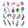 oly-4bb74dfdee4136e4284d878a2b24b8f8 Wholesale Embroidered Patches with Cactus and Feather Design 20 Models DIY Clothing Accessory