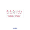 Wholesale 8pcs Lovely Puppy Paw Doodle 3oz Cup Stickers Wrap