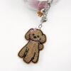 Wholesale Rhinestone Dog Keychain Cute Cartoon Bag Charm Trendy Jewelry Accessory