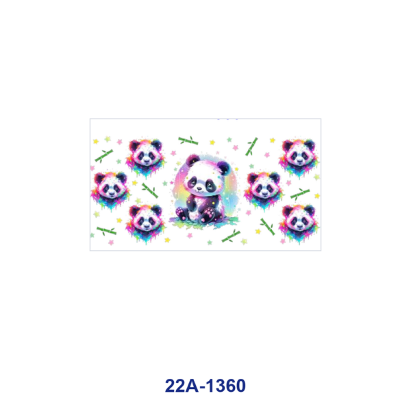 oly-4bd1b9ca7cc3a6833f4179a5a3382f74 Wholesale 5pcs Vibrant Rainbow Tie Dye Dreamy Cartoon Unicorn Panda Dog Elephant Dolphin Cat Flower Bamboo Star Mixed Decor Prints 16oz Cup UV DTF Wraps