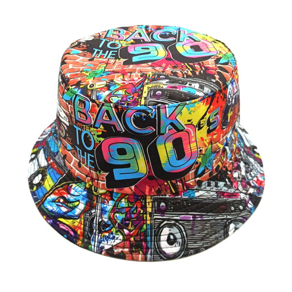 Wholesale Retro 90s Cassette Tape Fisherman Hat Unisex Summer Sun Hat