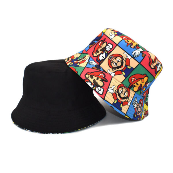 Wholesale Cartoon Skull Print Fisherman Hat Sunscreen Summer Cap for Men Women