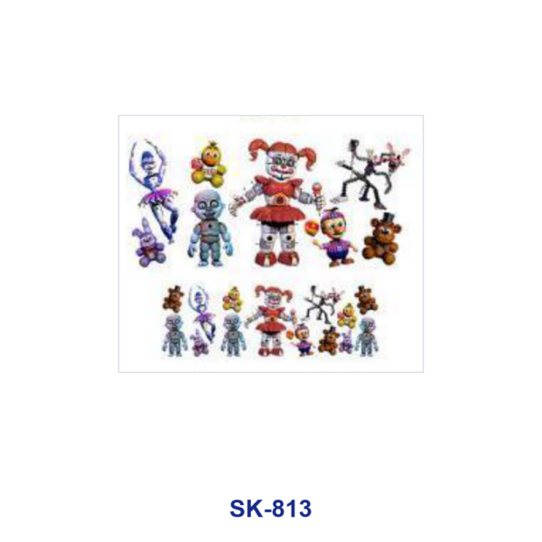 Wholesale 8pcs Fantasy Creature Rainbow Hand Drawn Figure Casual Text Decor Mini Cup Keychain Sticker OLY Exclusive
