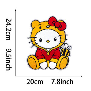 Heated glue *hellokitty4* towel embroidery