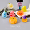 Wholesale Halloween Glow-in-the-Dark Pink Pumpkin Resin Desktop Car Ornament - Trendy Gift