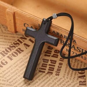 Black cross velvet rope style