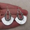 Wholesale Alloy Hollow Fan Dangle Earrings Retro Fashion Wedding Jewelry Accessory