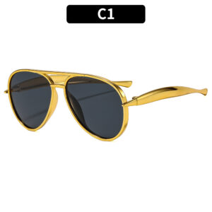 C1-gold frame gray piece