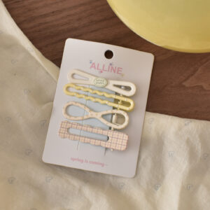 #3 Yellow Figure-Eight Fine Check - 4pcs