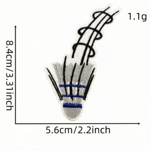 Badminton cloth stickers 18 #