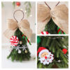 oly-4c94f58bca88f0b708d42535a6c1dd81 Wholesale Cartoon Style Red White Snowflake Pe Christmas Tree Desktop Decoration Home Decor Gift