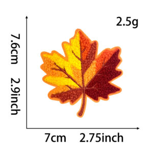 Hot melt glue*yellow*maple leaf