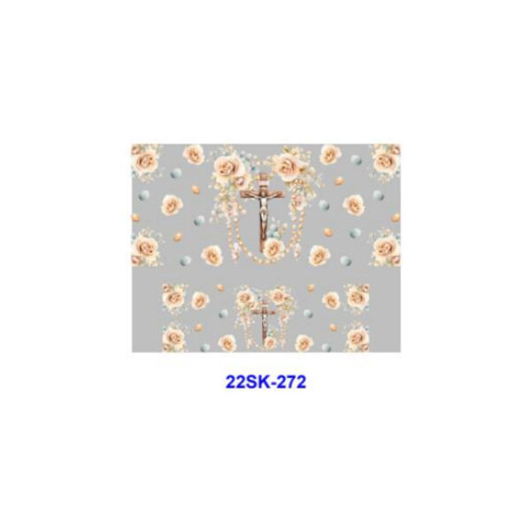 oly-4cc1902070c8cc2131cd92c47e00b9d3 Wholesale 8pcs Floral Religious Mini Keychain Sticker