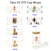 Wholesale 5pcs Soft Watercolor Zodiac Goddess Animal 16oz Cup UV DTF Wraps