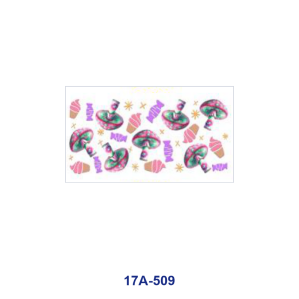 oly-4ce47ffb6f5f68756ebb00b48a6c7577 Wholesale 5pcs Psychedelic Watercolor Mushroom Lightning Star Candy Flower Mixed Decor Prints 16oz Cup UV DTF Wraps