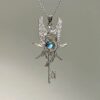 oly-4cf8c6d8d7bf8d46926df4e2cf48aeb4 Wholesale Vintage Angel Wing Pendant Necklace Moonlight Gem Fashion Jewelry Accessory Boutique Resale