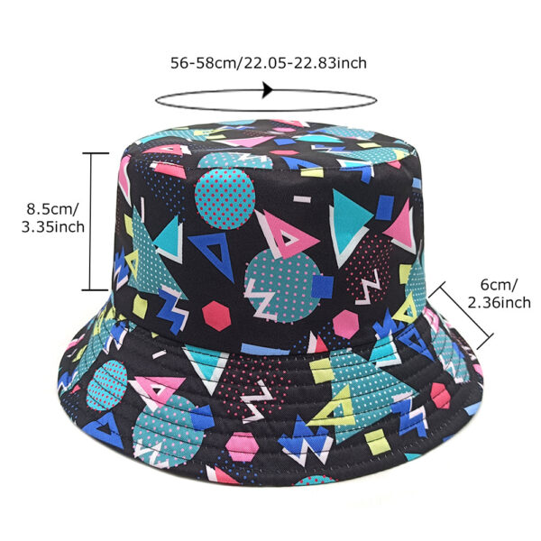 oly-4cfd2a9383c43fe5897d5e65bc692890 Wholesale Chic Geometric Print Fisherman Hat Sun Protection Outdoor Hat for Men