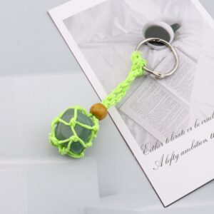 Green aventurine keychain