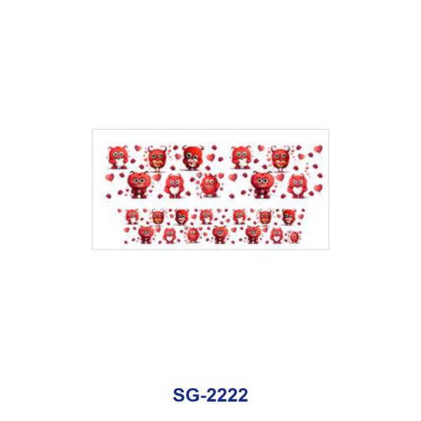 oly-4d3288efe8b328ced9bacc5cb18dc98c Wholesale 8pcs Mixed Cute Cartoon Monster Heart Print 3oz Cup Stickers Wrap