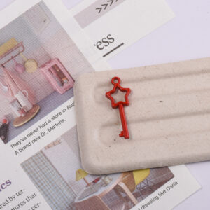 Pentagram key-red
