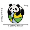 oly-4d4632b282f68fe110972d29d26f6d17 Wholesale Cartoon Panda Embroidery Patch Iron-On Applique Polyester Thread Decorative Craft Supply