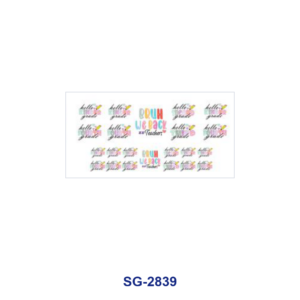 SG-2839 / 8pcs / 16*7cm