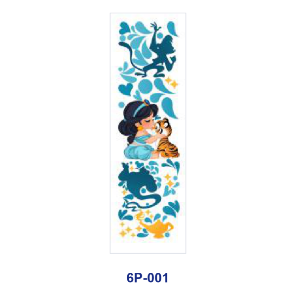 Wholesale 2/8/16pcs UV DTF Stickers Cartoon Girl and Cute Animal Print Pen and Bookmark Stickers