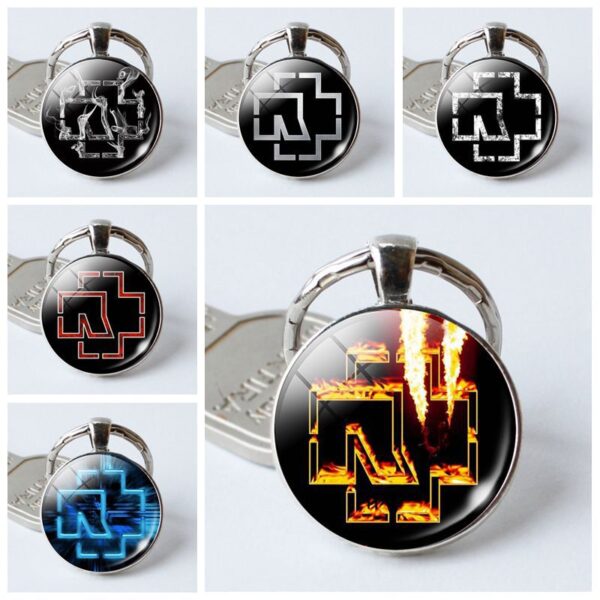 Wholesale Metal Geometric Print Keychain Fashion Accessory Resale