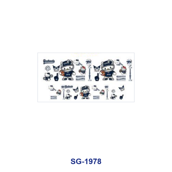 oly-4d8167d5a6e645dcfdaac8c391ced43c Wholesale 8pcs Sports Themed Cartoon Figure Sticker Pattern 3oz Cup Stickers Wrap OLY Exclusive