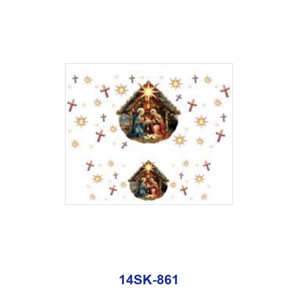 Wholesale 2/4/8pcs Vintage Retro Character Star Landscape Print Mini Cup Keychain Sticker