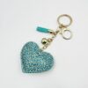 Wholesale Crystal Heart Keychain Bag Charm Zinc Alloy Boutique Resale Accessory