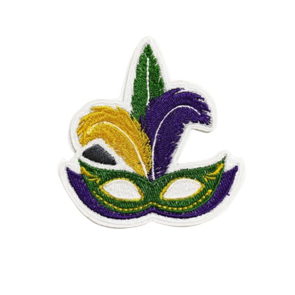 oly-4daaad137ad24c411e4de2f99cb0df09 Wholesale Polyester Thread Carnival Party Applique Patch Decorative Accent for Coat Fashion Gift