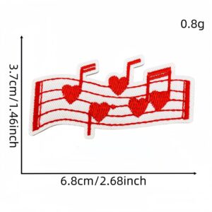 Red series cloth sticker 21#