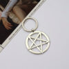 oly-4dc766eea25916d8fa81bbb74e4d6948 Wholesale Zinc Alloy Retro Pentagram Keychain Pendant Stylish Car Key Accessory Bag Charm
