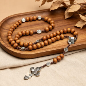 Wholesale Cross Rosary Beaded Necklace Fashion Jewelry Accessory Boutique Resale Gift
