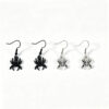 oly-4e121a721dd07efee420d4a8d2c590f8 Wholesale Silver Tone Zinc Alloy Spider Pendant Ear Hooks Gothic Retro Fashion Accessory