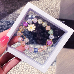 Little Daisy Ice Crack Bracelet Boxed