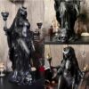 Wholesale Synthetic Resin Witch Figurine Halloween Decor Home Office Gift