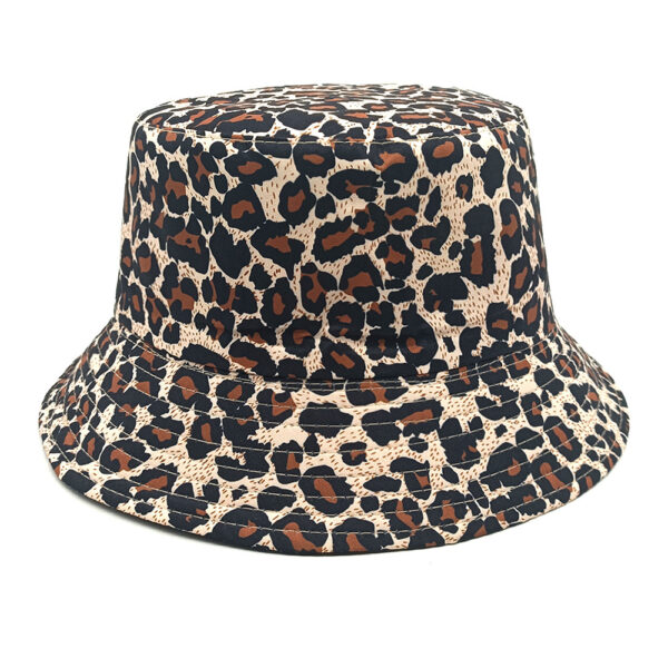 Wholesale Trendy Leopard Print Bucket Hat for Sun Protection