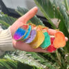 oly-4e64d0393ae846fe5918bc423039c402 Wholesale Natural Crystal Irregular Shape Colorful Keychain Pendant Jewelry Accessory for Boutique Resale