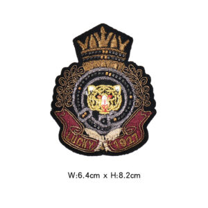 Dark Red Tiger Badge