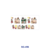 Wholesale 8pcs Mixed Cartoon Characters Patterns 3oz Cup Stickers Wrap OLY Exclusive